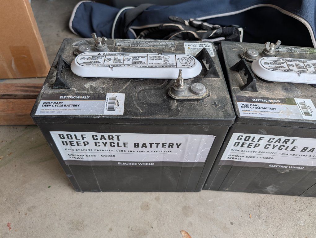 Electric World 6v GC200 Golf Cart Deep Cycle Battery