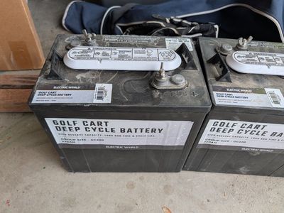 Electric World 6v GC200 Golf Cart Deep Cycle Battery