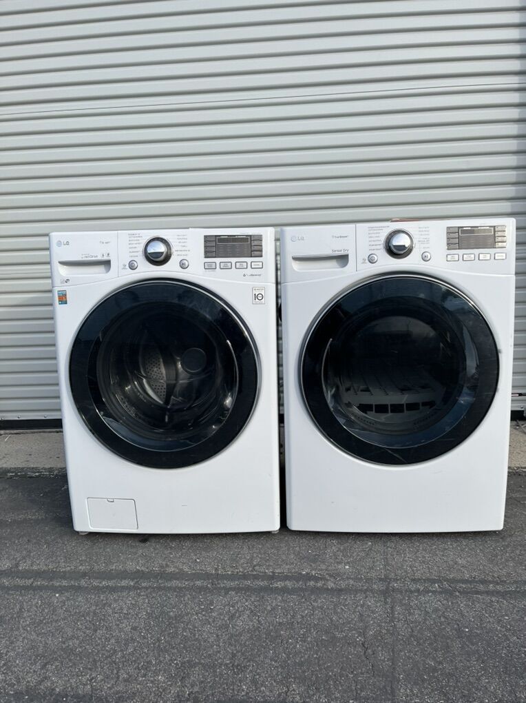 Stackable LG True Steam Washer & Electric Dryer, Free Delivery.