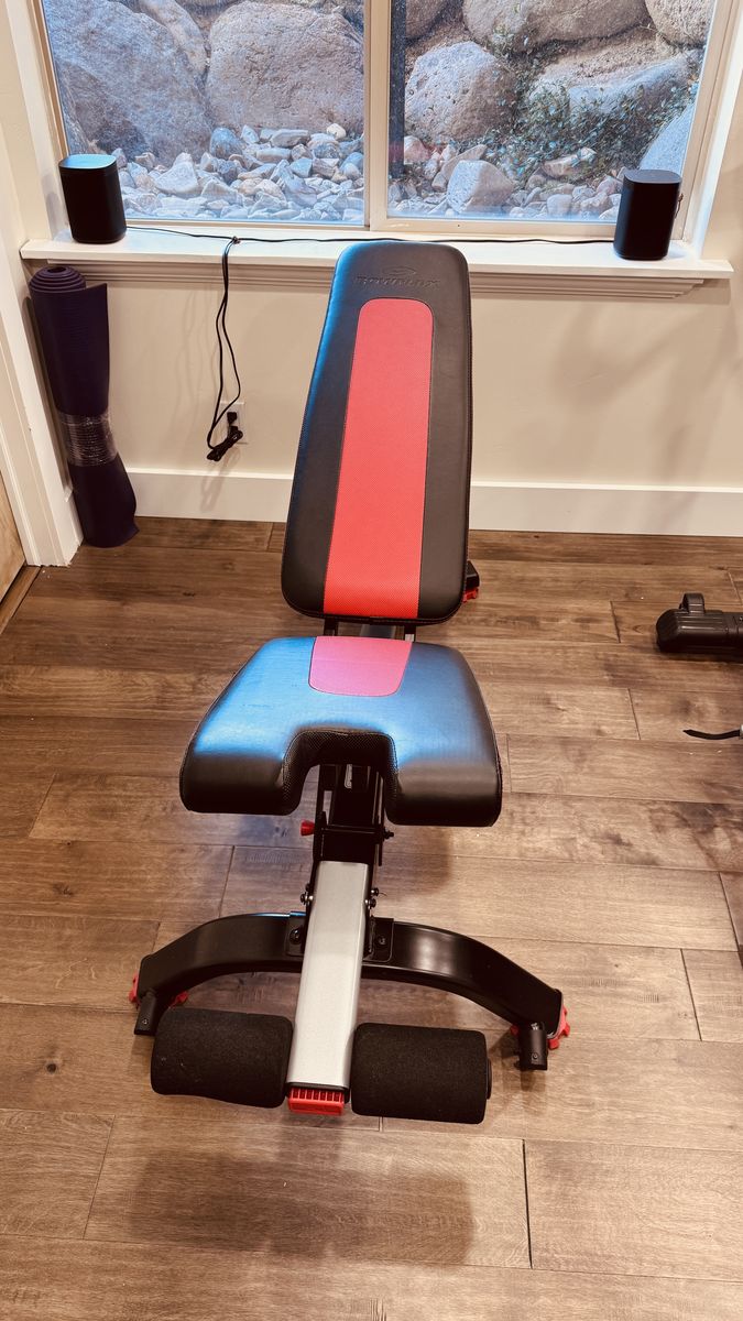 BowFlex - 5.1S Stowable Weight Bench - Black / Red