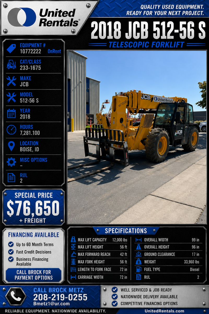 USED TELEHANDLERS FOR SALE!