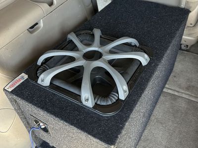 12" Car Subwoofer, Box & Amp