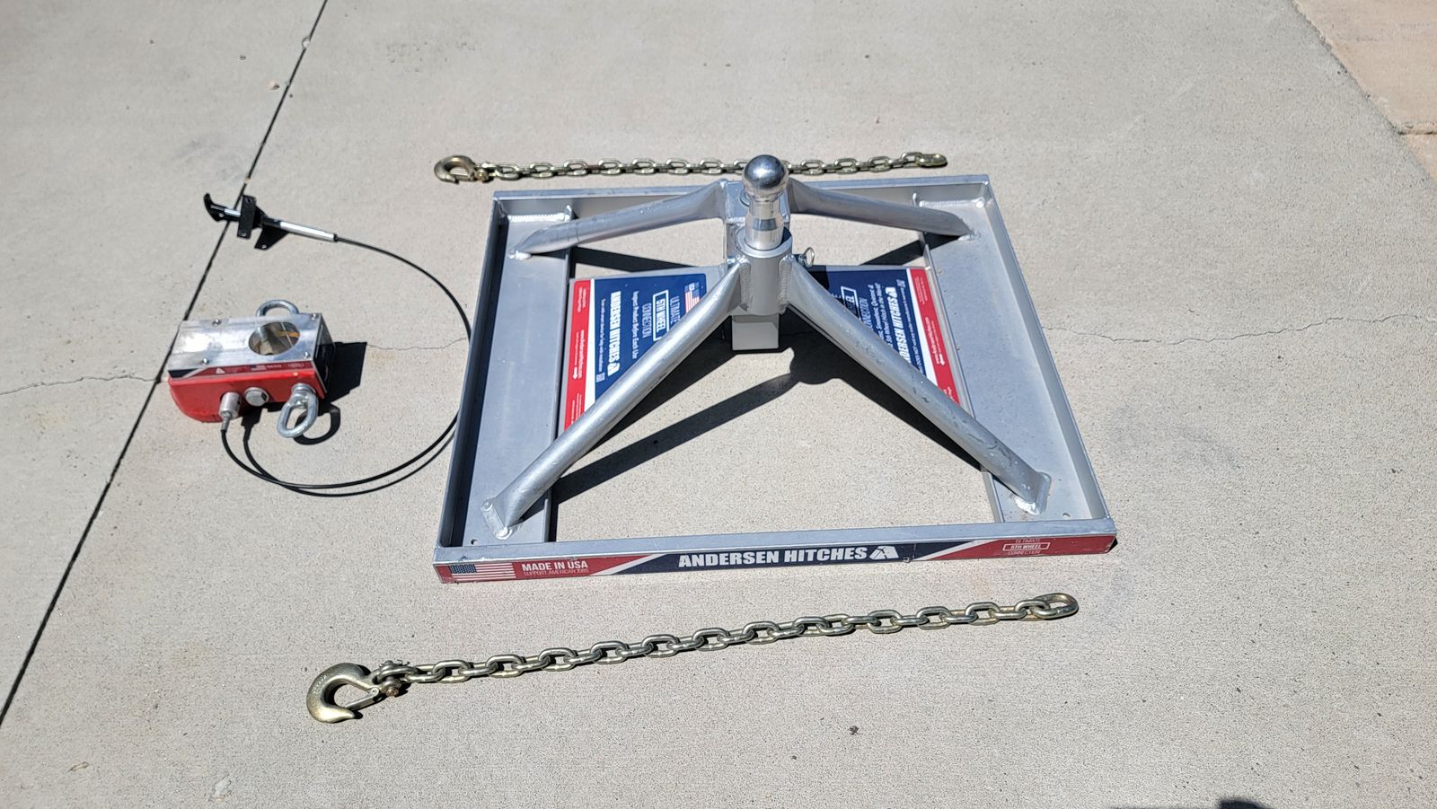 Andersen Ultimate 5th Wheel Hitch, 24,000 lbs GTWR, 4,500 lbs Tongue Weight