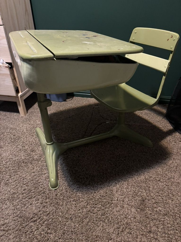 Antique School Desk