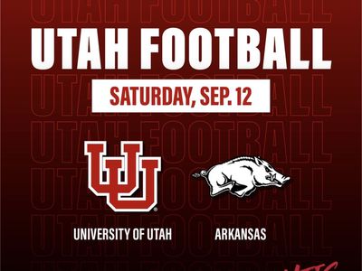 University of Utah vs Arkansas Football Game Ticket - Saturday, Sep. 12
