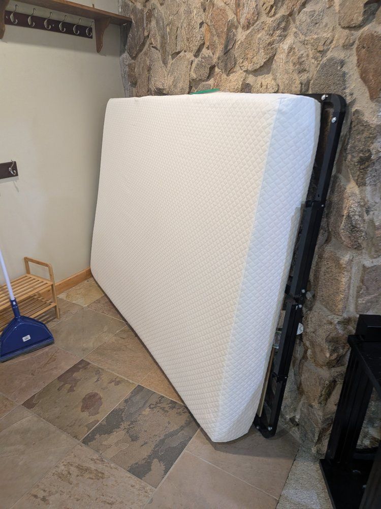 full size memory foam bed and frame