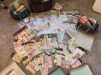 Huge Scrapbooking Lot, Mostly all new stuff, photo scrap book, craft supplies