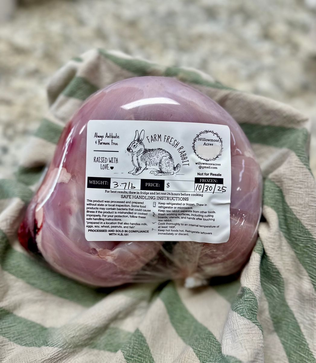 Farm Fresh Rabbit Meat