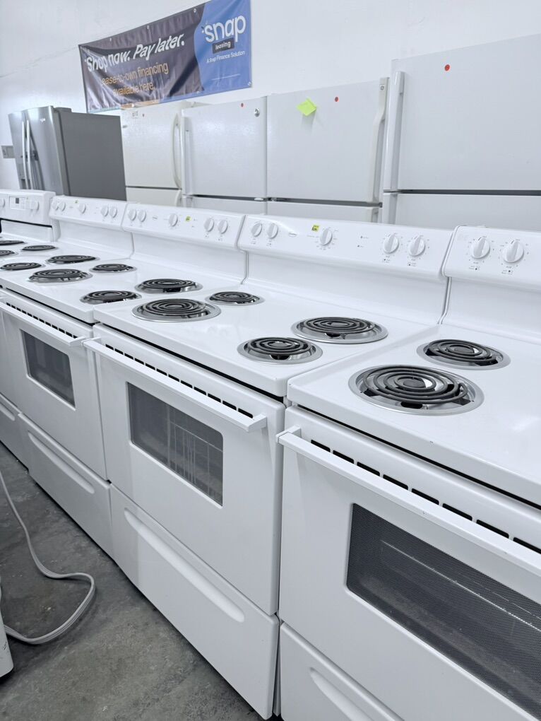 Washer's Dryer's Fridge's Range's Dishwasher's