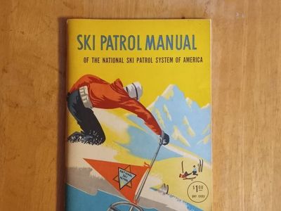 Vintage 1956 Ski Patrol Manual - National Ski Patrol System - Collectible Skiing History Book