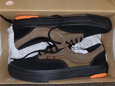 Vans Skate Era Wafflecup Shoe M 9.5 Black/Brown (RUNS SMALL)