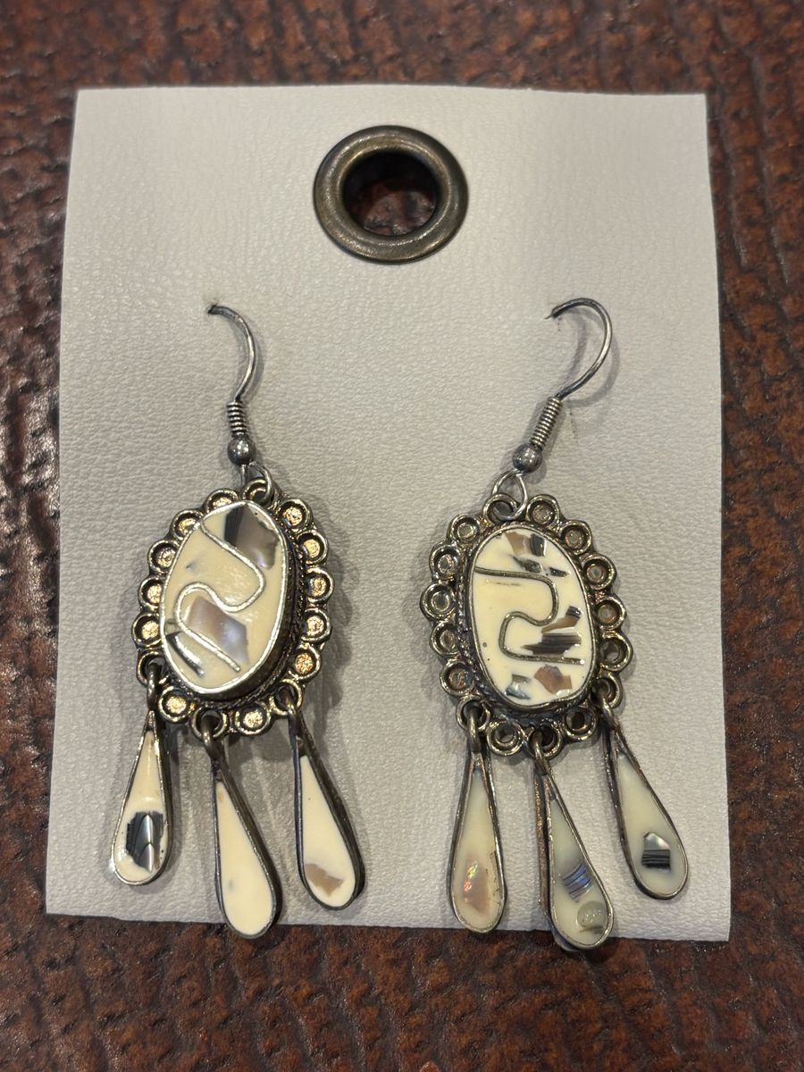 Western style earrings