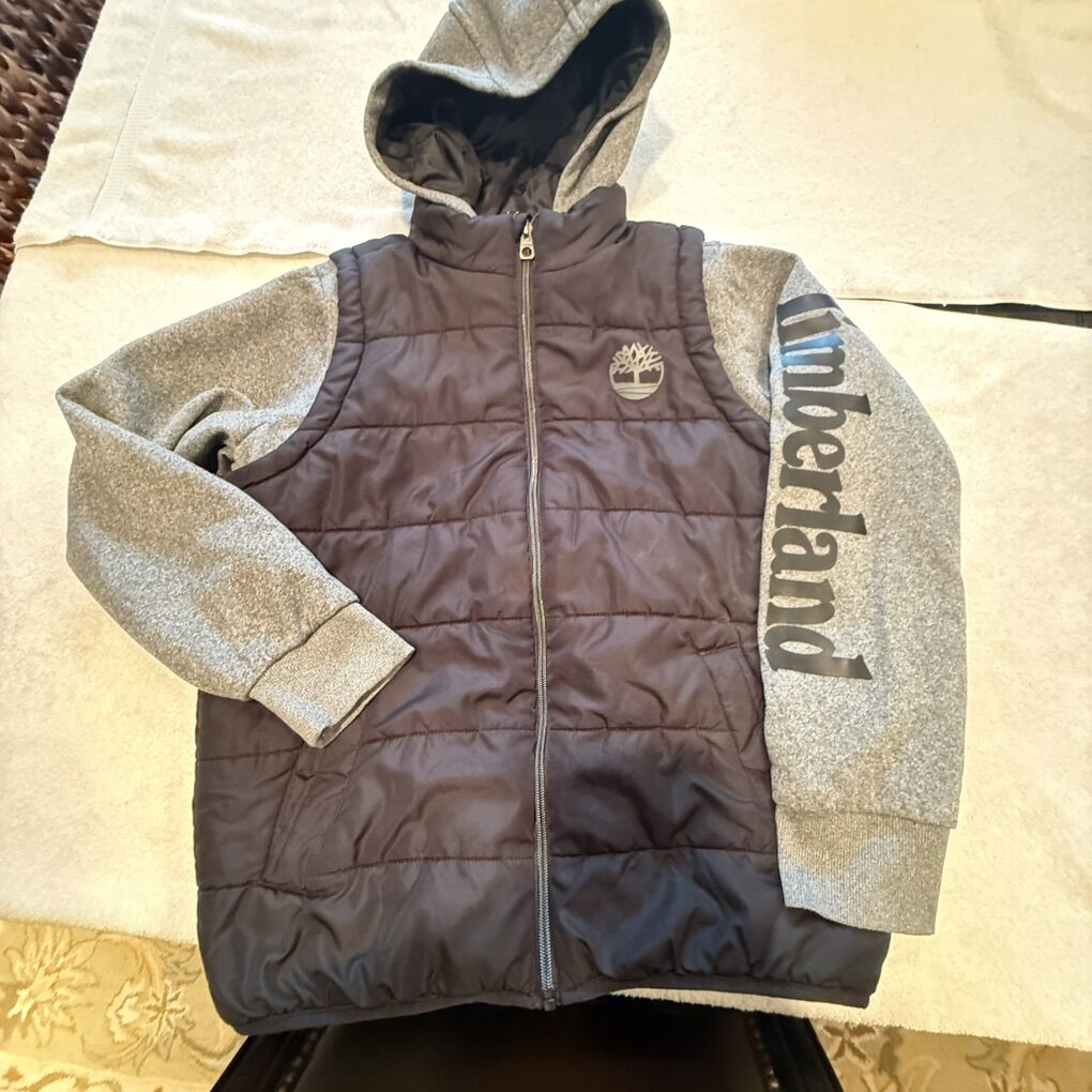 Timberland Hoodie Coat Youth Large 14-16