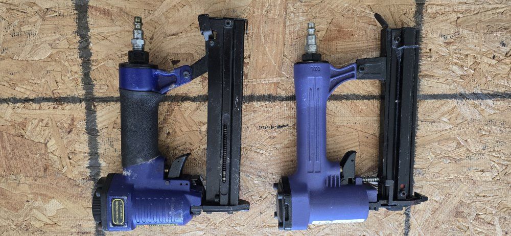 Lot of 2 Pneumatic Air Nailer Staplers