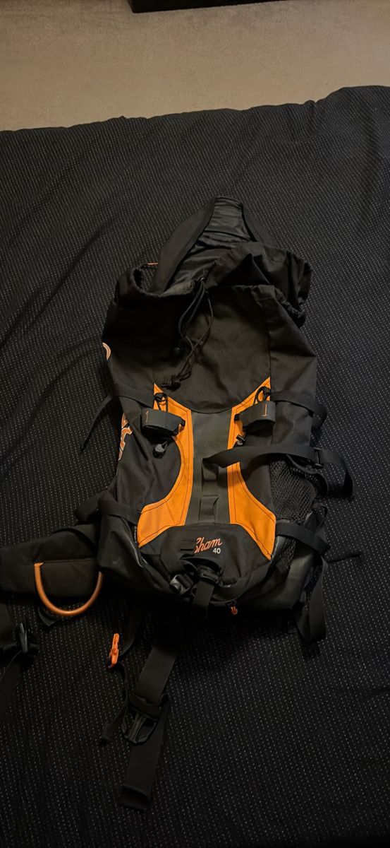 Zham 40 Outdoor Backpack Black Orange