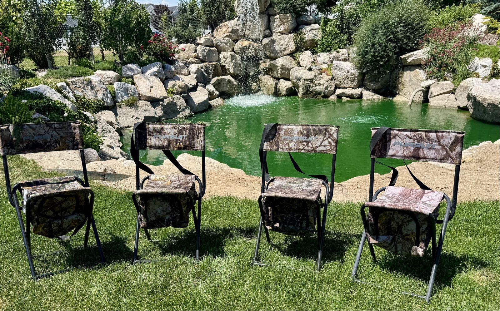 Camp Chairs Dove Blind Seats - Set Of 4