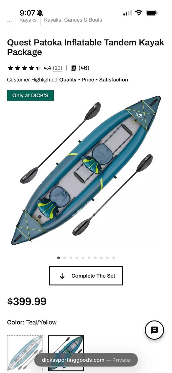 Quest patoka kayak