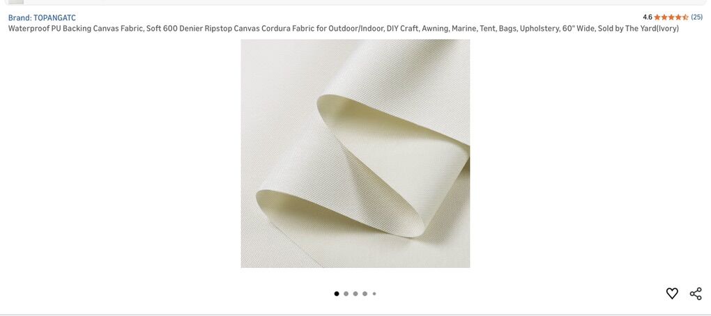 PU Coated Water-Res Fabric Roll