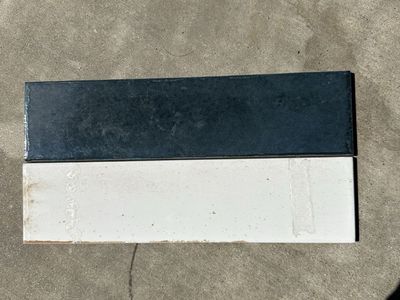 Agadir Lago 7x28 Tile - 45 Pieces Blue/White 0.882m2 Work Size 7x28x0.99 cm
