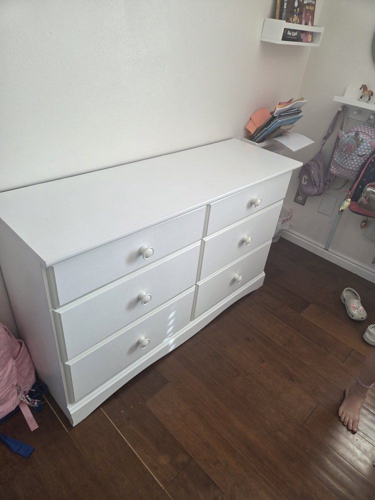White dresser
