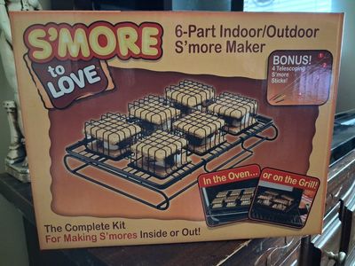 S'More to Love 6-Part Indoor Outdoor S'more Maker Kit with Telescoping Sticks