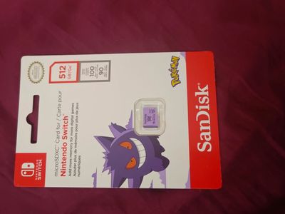 Sandisk 512 GB nintendo sd card