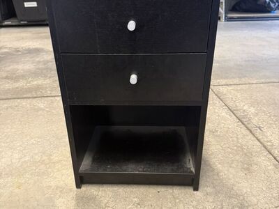 Black nightstand