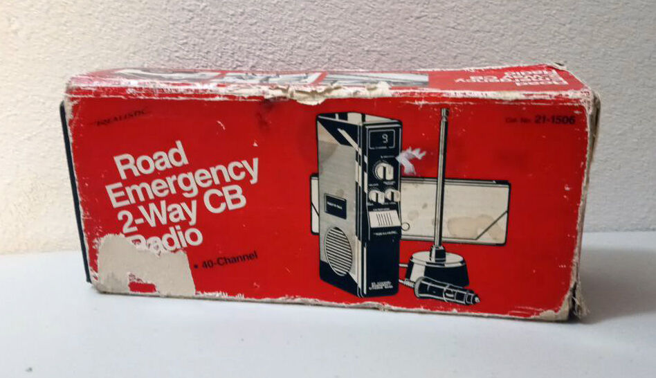 Old handheld CB Radio. Nice. In Box.