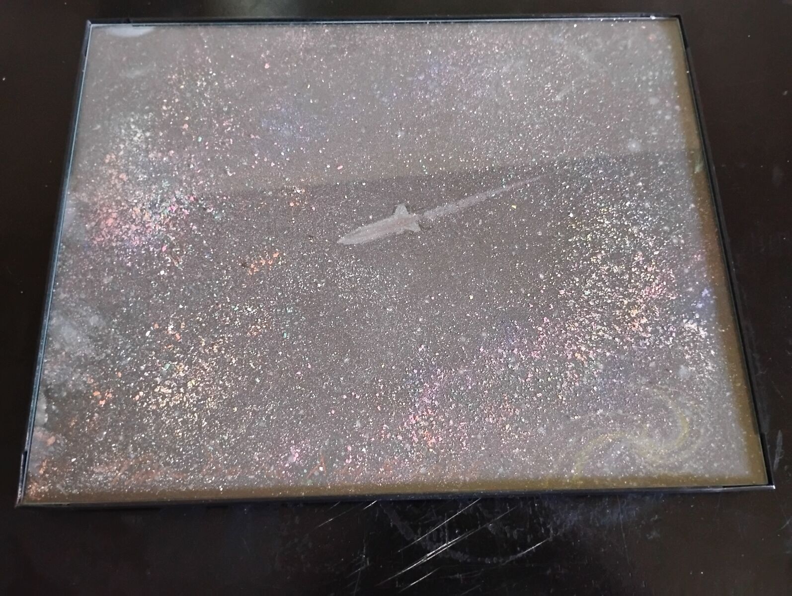 Spacecraft in deep space.