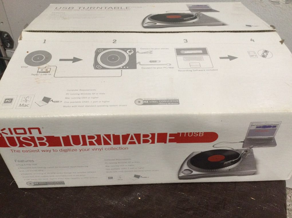 Ion USB Turntable Model TTUSB