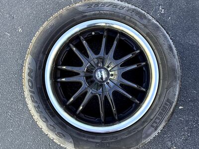 Wheels with Helo HE845 Rims and Pirelli Scorpion Winter Tires 255/55 R18