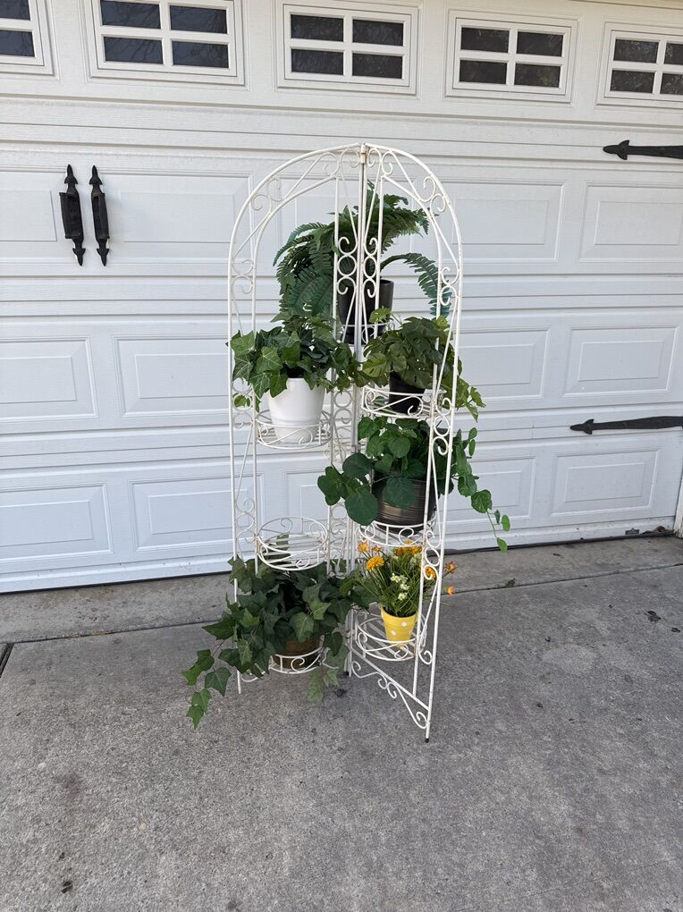 Large, Tall Plant Stand, Holds 9 Large Plants