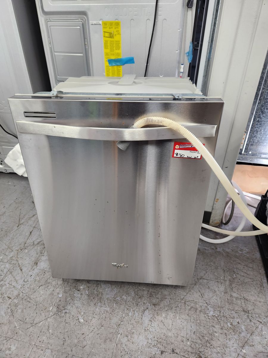 GREAT WHIRLPOOL STAINLESS STEEL DISHWASHER! W-WARRANTY