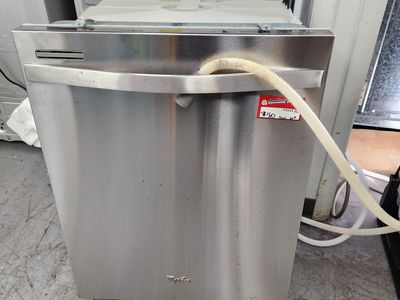 GREAT WHIRLPOOL STAINLESS STEEL DISHWASHER! W-WARRANTY