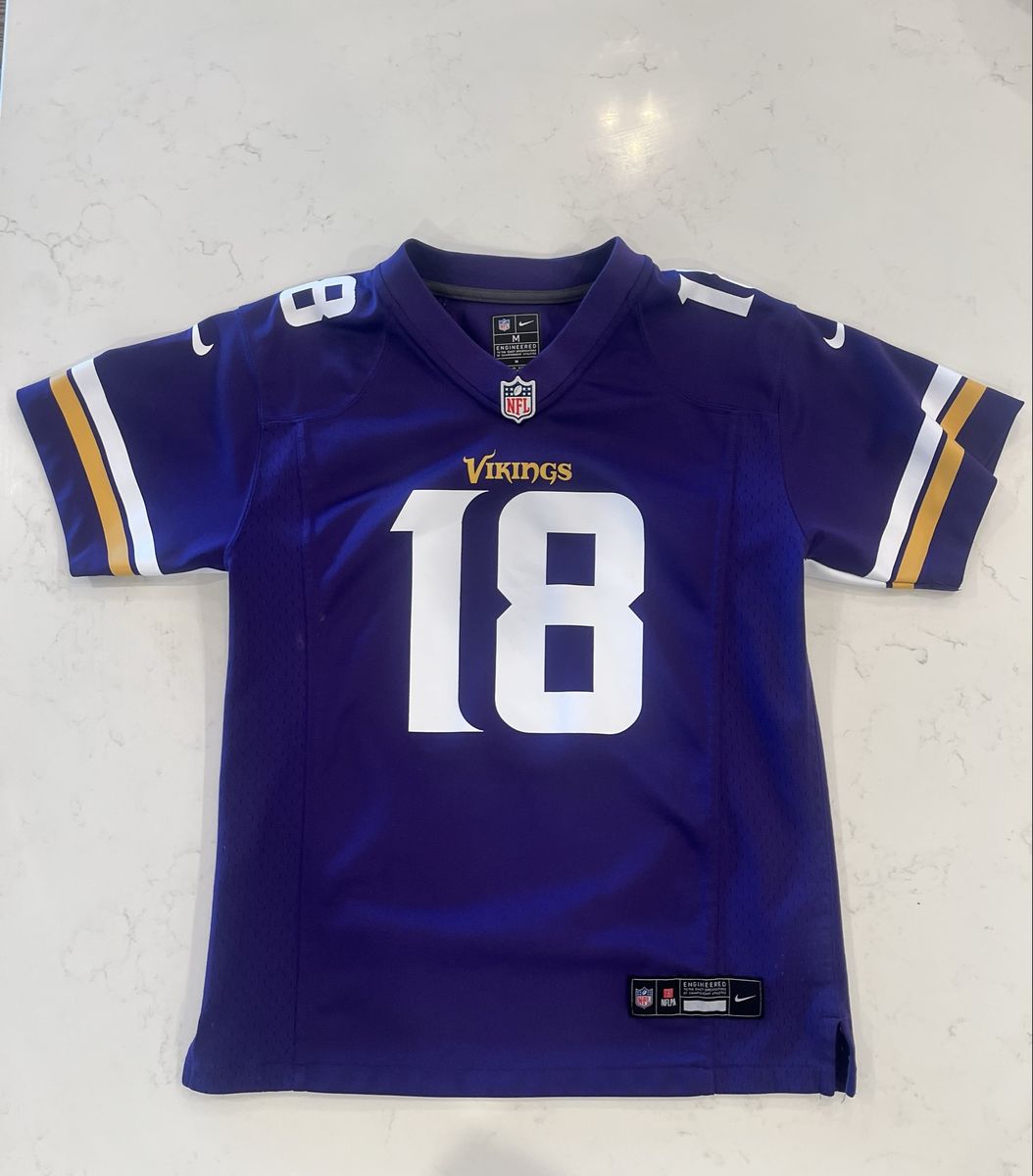 Youth Medium Purple Justin Jefferson jersey.