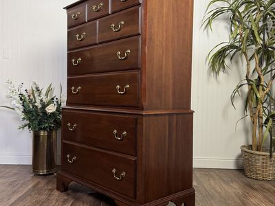 Ethan Allen Cherry Chippendale 6-Drawer Dresser