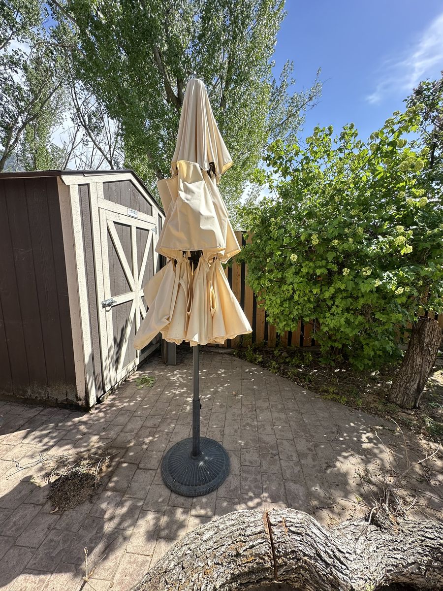 Outdoor Umbrella with Stand