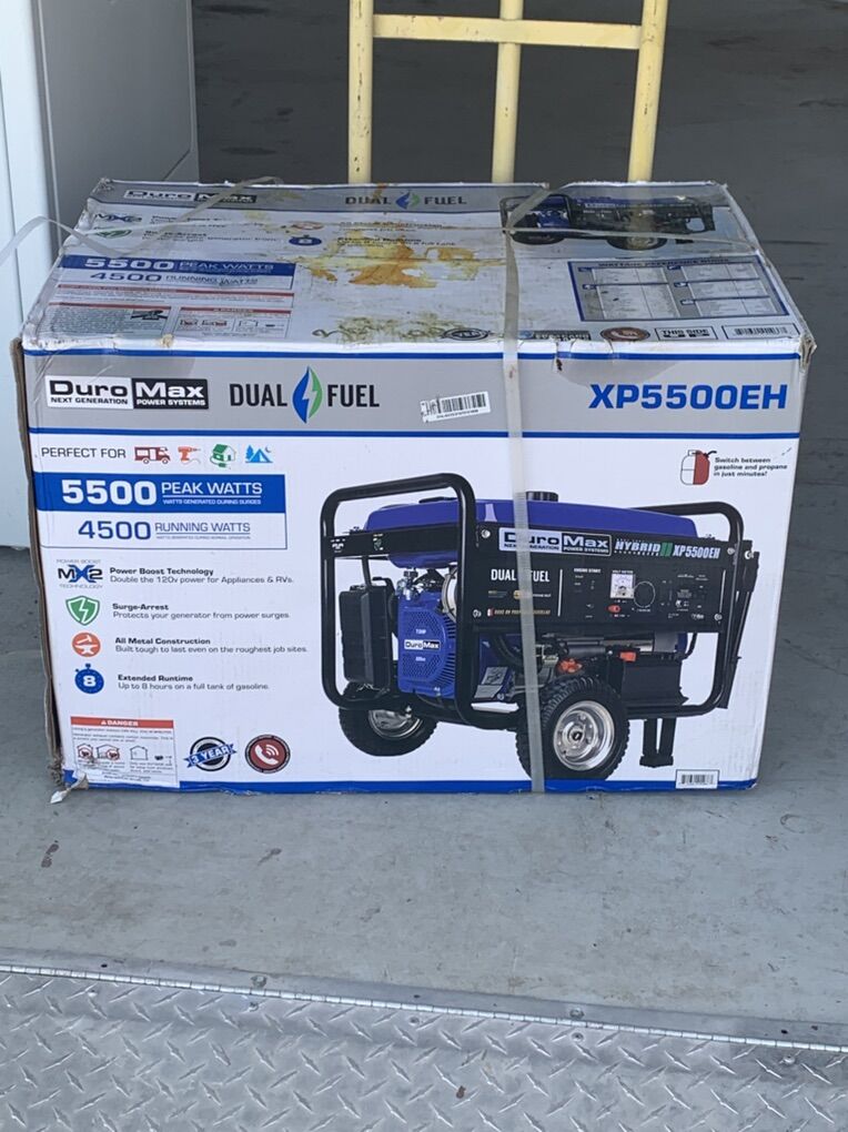 trade Or Barter dual Fuel 4500 Watt Generator New