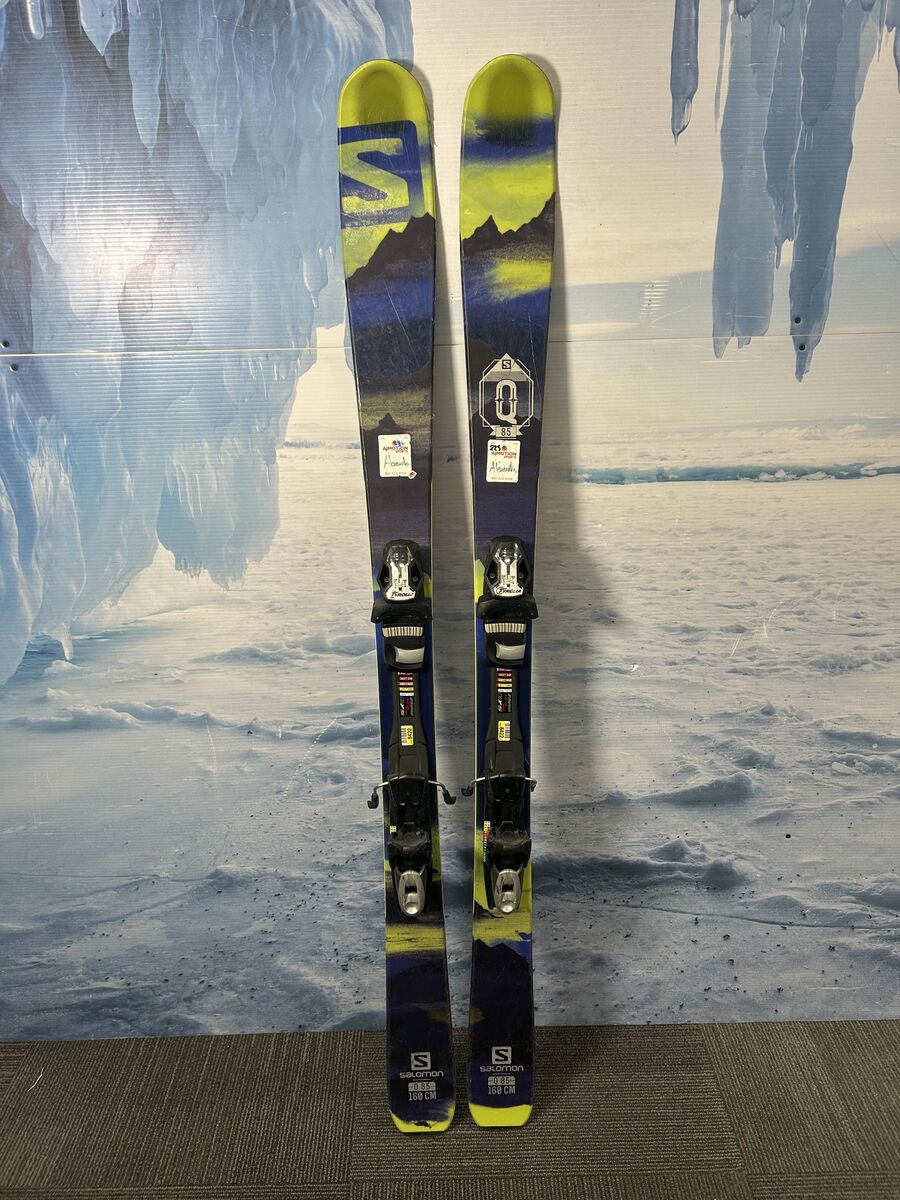 Salomon Q 85 160cm Skis w/ TYROLIA Tyrolia SP 120 Demo Binding - Used