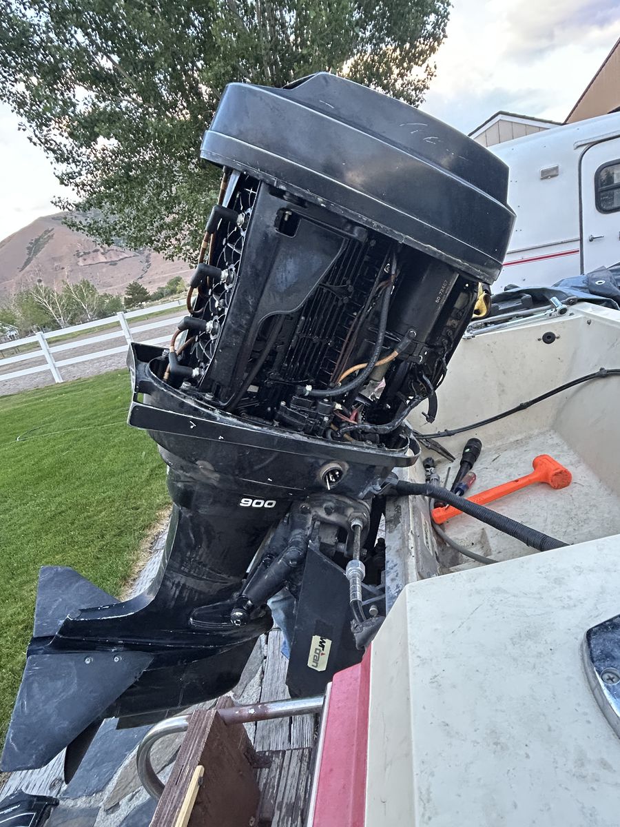 1978 Merc 90 hp outboard engine