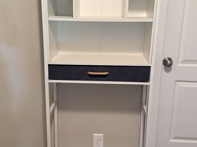 White over the toilet storage shelf - like new