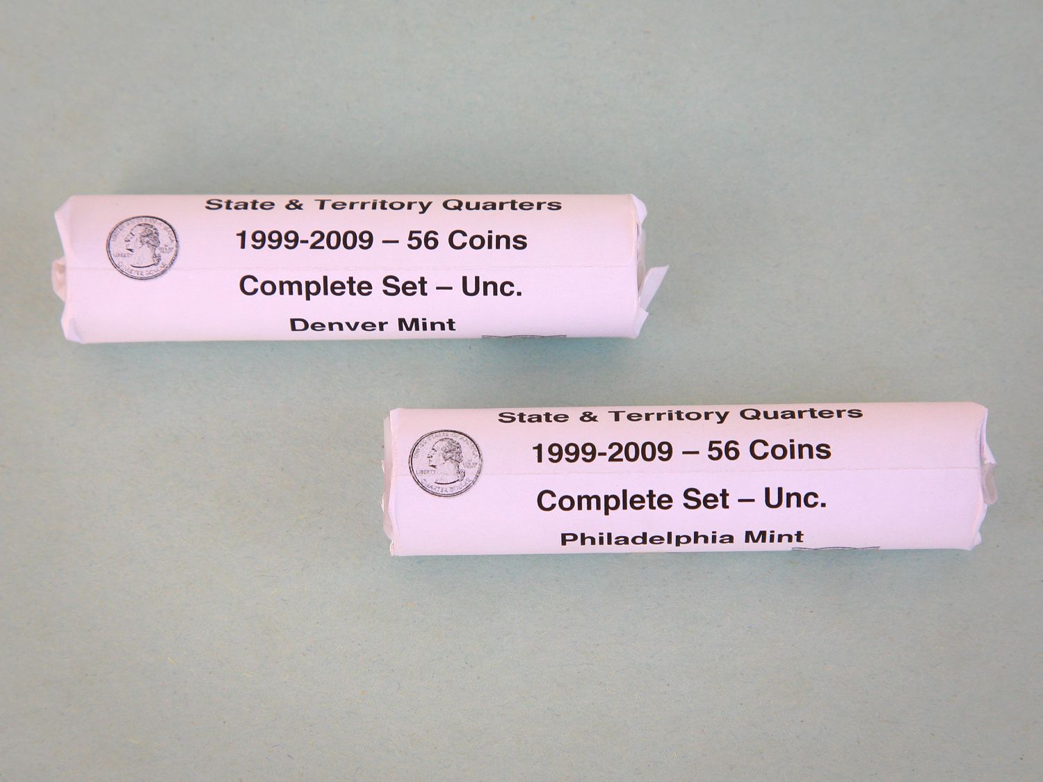 State & Territory Quarter Sets - "P" or "D" + Bonus Lincoln Set