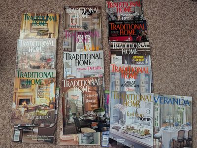 Magazines (12) Traditional Home, Veranda, Better Homes, Beautiful Homes, Beautiful Interiors