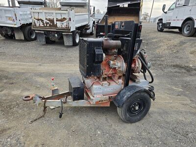 Godwin 4" Towable Diesel Trash Pump 2,500hrs