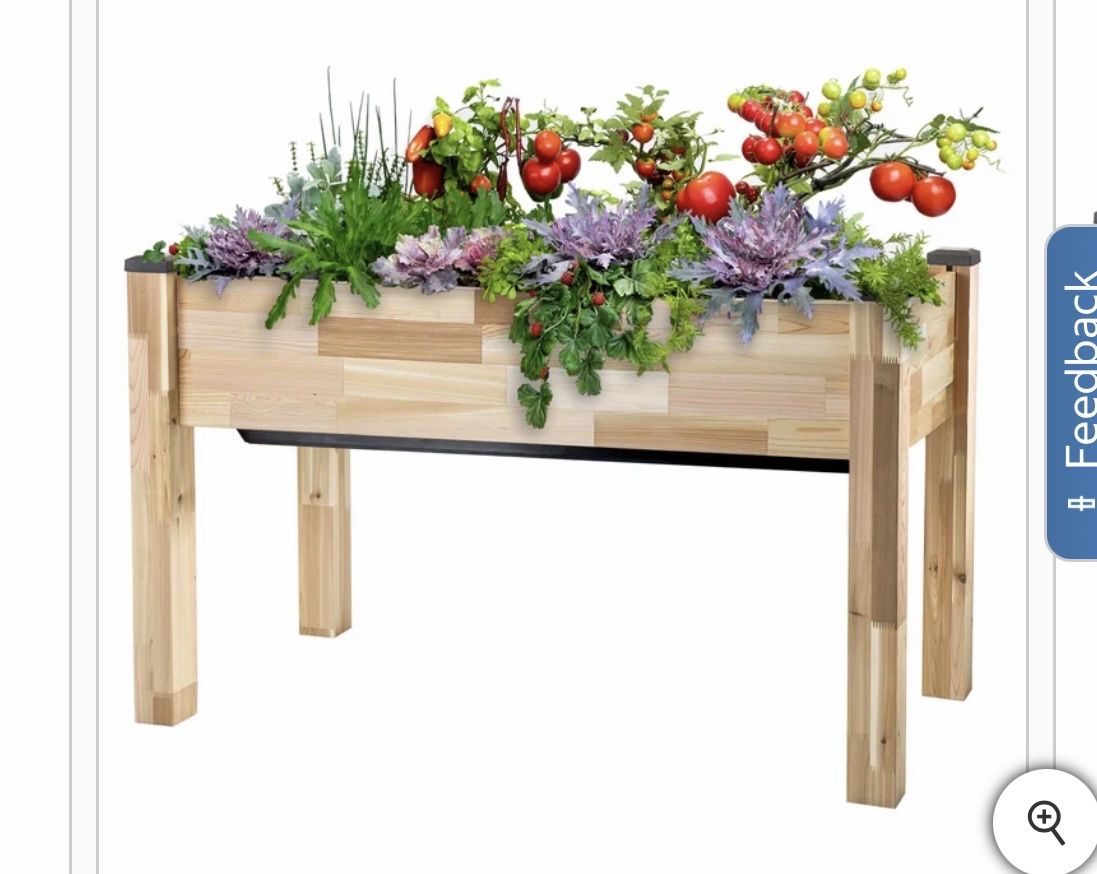 2 CedarCraft Self-Watering Elevated Planter