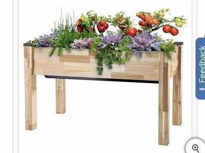2 CedarCraft Self-Watering Elevated Planter