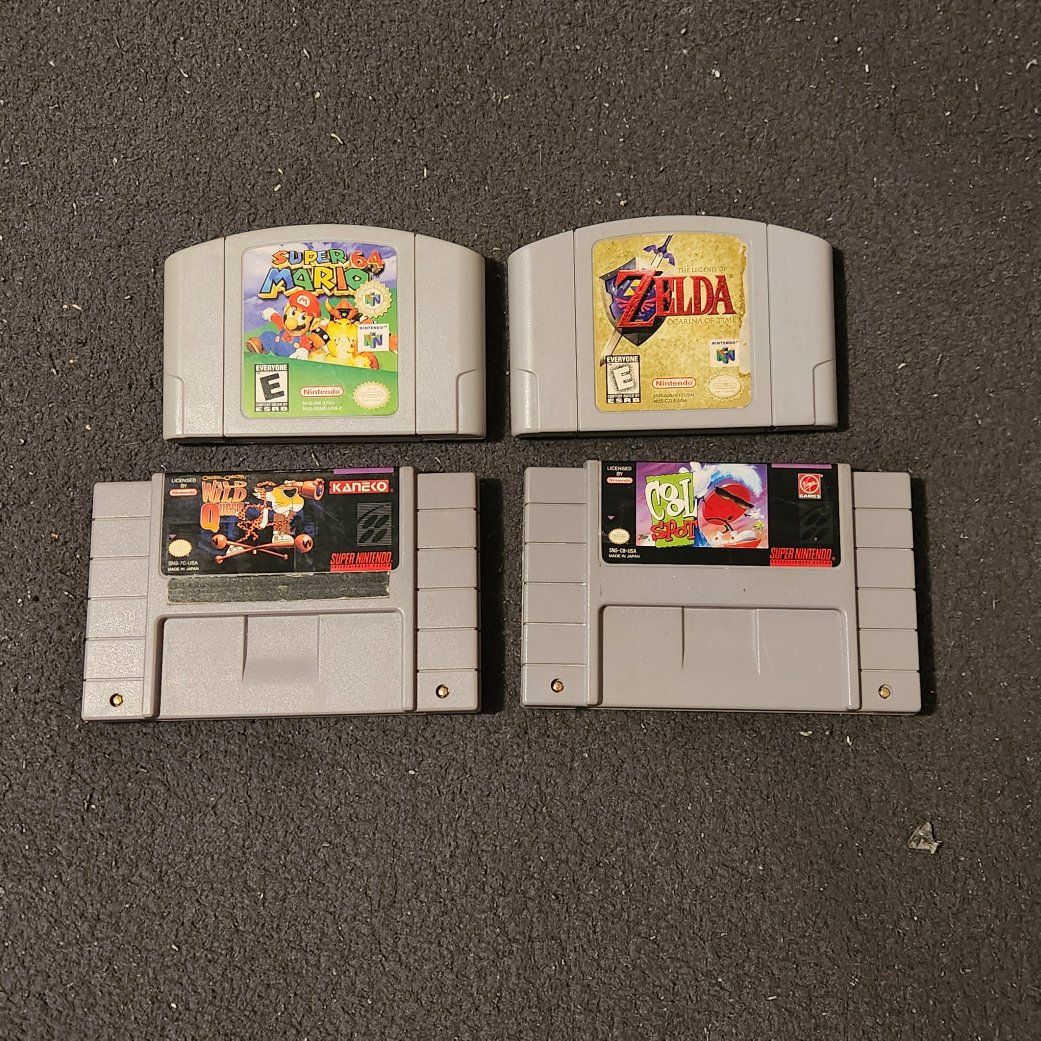 Super Nintendo and Nintendo 64 Game Lot
