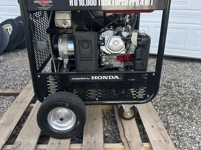 Heavy Duty Power Systems HD 10,000 Task Force Pro 4-in-1 Generator - Powered by Honda