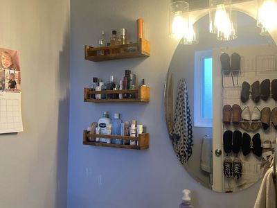 Three Wooden Shelves