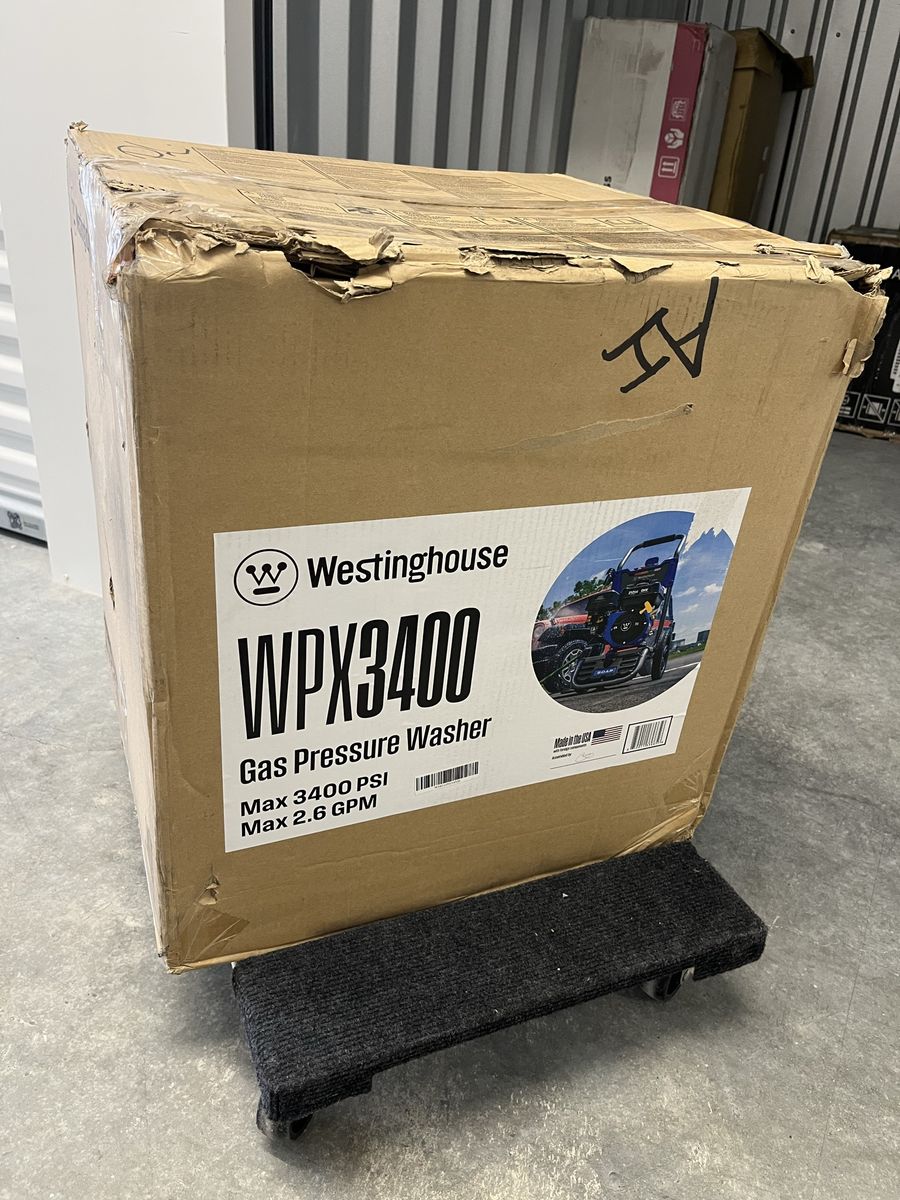 Westinghouse WPX3400 Gas Pressure Washer - 3400 PSI 2.6 GPM New In Box